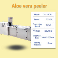 Automatische Peeling En Rand Om Volledige Gel Aloë Vera Speciale Schilmachine Te Behouden