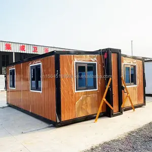 Prefab trailer house Expandable container tiny house on wheels trailer for sale