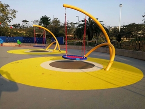 Chất Lượng Cao Ngoài Trời Đa Chức Năng Trẻ Em Thép Không Gỉ Đu Bộ Với Đôi Ghế Sân Chơi Thiết Bị Đu Cho Công Viên - Product Image 5