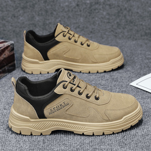 Chaussures antidérapantes et résistantes à l'usure - bottes de travail décontractées pour hommes, chaussures de sécurité sportives à semelle en caoutchouc - Product Image 1