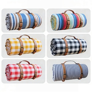 Wholesale Customized Style Polyester Oxford Waterproof Foldable Tent Grass Beach Three Layer Thick <b>Picnic</b> Mat <b>Blanket</b> - Product Image 2