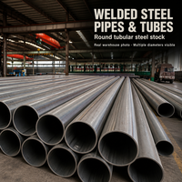 Fabricant de tubes en acier soudés, tubes ronds en acier au carbone GB T13793 BS 1387 ASTM A53 A106 Q195 Q215 Q235 pour la vente en gros