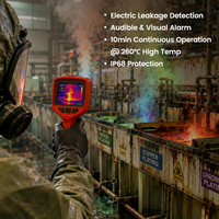 Caméra thermique infrarouge, équipement de lutte contre les incendies, imageur thermique portatif multifonction, alarme de température, détection de fuites