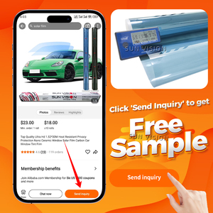 Film de fenêtre UV teinté PET <span class=keywords><strong>auto</strong></span>-cicatrisant pour voiture Film de lucarne de voiture Nanoceramico anti-rayures - Product Image 2