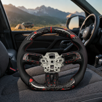 Volant en fibre de carbone Mustang, volant Mustang GT, volant Mustang Dark Horse, volant Ford Focus