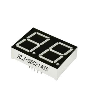 Afficheur LED COG 2 chiffres de 0,8 pouce 8021, haute luminosité, rouge/bleu/blanc, anode/cathode communes (CC/CA) - Product Image 5