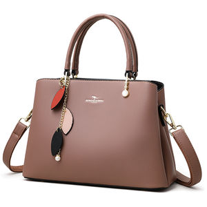 2025 New Fashion Women's <b>Tassel</b> Design Crossbody <b>Handbag</b> Single Shoulder Open Closure Solid Color Vintage Two PU Polyester Lady - Product Image 4