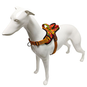 En gros Polyester Doux Chien Gilet Harnais De Mode Transfert De Chaleur Simple Harnais Pour Animaux De Compagnie Avec Motif Personnalisé - Product Image 5