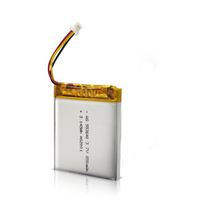 UL2054 553640 Baterai Lithium Polymer Isi Ulang Baterai Lipo 3.7V 850mAh untuk Pelacakan GPS