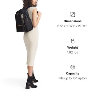 Premium Crafted Versatile <b>Backpack</b> for Women with Tech-Savvy Storage <b>Water</b>-<b>Resistant</b> Pocket Quick-Access Space - Product Image 5