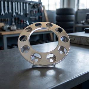Nuevo COS.PEL. Cubierta de rueda con junta tórica de acero inoxidable (10 orificios) - Pieza de repuesto de 42,5 cm de diámetro - Product Image 3