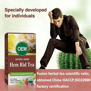 ชาสมุนไพร OEM Health Tea สำหรับริดสีดวงทวาร ชาดอกเก๊กฮวยธรรมชาติและสมุนไพรแอนโดรกราฟิส เฮดิโอติส ดิฟฟูซา 20 ซองชา ซองละ 2.5 กรัม บรรจุในกล่องมาตรฐาน CGMP - Product Image 5