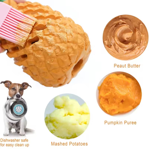 Juguete Masticable de Goma para Perros, con Forma de Piña, Indestructible, No Tóxico, para Perros Mordedores Agresivos, Uso en Exteriores - Product Image 3