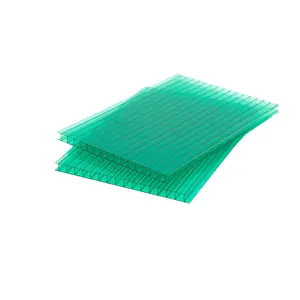 Пластиковый строительный материал, двухслойный поликарбонатный/поликарбонатный лист