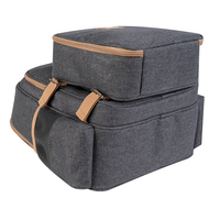 Sac à dos de pique-nique ALL CAMP détachable pour 2 personnes avec compartiment isotherme grande capacité en polyester