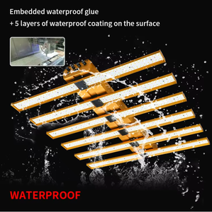 ไฟปลูกต้นไม้ LED แบบหรี่แสงได้ 4 ช่องมาตรฐาน EU/US กำลังไฟ 510 วัตต์ <span class=keywords><strong>6</strong></span> บาร์ 2.7μmol/<span class=keywords><strong>J</strong></span> ขนาด 4*4 ฟุต ขายส่งจากโรงงาน - Product Image 4