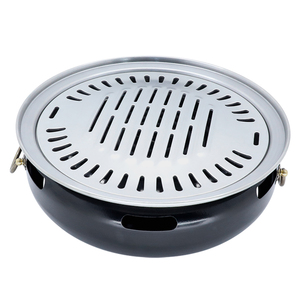 Parrilla eléctrica para barbacoa Pinnovo, Mesa integrada para barbacoa, mesa redonda, parrilla para barbacoa, <span class=keywords><strong>horno</strong></span> para salida de aire superior - Product Image 5