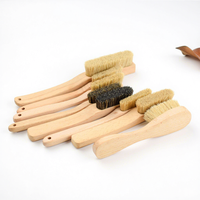 Brosse de nettoyage multifonctionnelle pour escalade, poils naturels denses et durables, adaptée aux murs en roche, aux chaussures et aux manteaux