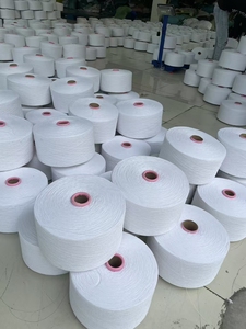 35% Recycled Cotton 65% <b>Polyester</b> Open End <b>Yarn</b> NE 6/1-8s/1 Vietnam Knitting & Weaving <b>Yarn</b> For High Protect Garden Gloves - Product Image 5