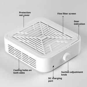 เครื่องดูดฝุ่นทำความสะอาดเล็บประสิทธิภาพสูง 120W ขายส่งจากโรงงาน อุปกรณ์เก็บฝุ่นเล็บ - Product Image 2
