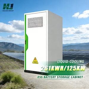 HJ Kommerzielles Industrielles Energiespeichersystem 261kWh LiFePO4 Batterie BESS-Schrank für Solaranlagen Spitzenlastreduzierung CE - Product Image 1