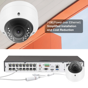 Telecamera Dome IP Esterna PoE 6MP, Telecamere di <span class=keywords><strong>Sicurezza</strong></span> con Audio, Obiettivo Grandangolare 2.8mm, Compatibile con NVR HIK - Product Image 4