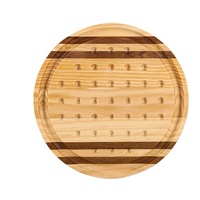 Jeu de solitaire en bois classique et créatif, fait main avec logo personnalisé, certifié BSCI, idéal pour un cadeau