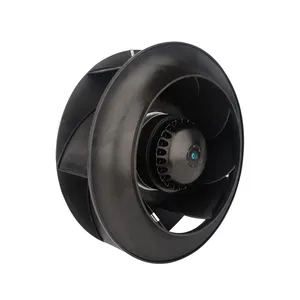 Ventilador centrífugo de plástico de alta presión, dispositivo de soplado de 250mm, CA, 115V, 230V, para telecomunicaciones