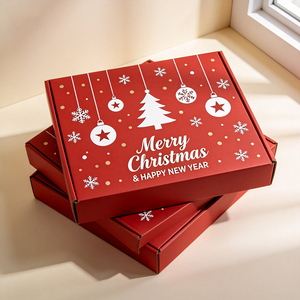 Caja <span class=keywords><strong>de</strong></span> Embalaje <span class=keywords><strong>de</strong></span> Cartón Antirrotura para Envío <span class=keywords><strong>de</strong></span> Regalos, con Diseño Personalizado <span class=keywords><strong>de</strong></span> Logotipo, Impresión Offset, para Adornos <span class=keywords><strong>de</strong></span> Árbol <span class=keywords><strong>de</strong></span> Navidad, Venta al Por Mayor - Product Image 1