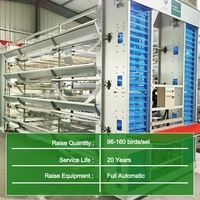 Cage à poules pondeuses automatique de type H pour élevage avicole avec système d'alimentation automatique