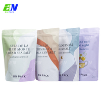 Sac à fermeture éclair debout écologique à haute teneur en Mylar 100g avec emballage scellé en aluminium pour sachets de noix de collation de bonbons Matcha boîte à lait incluse