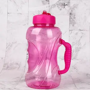 Zotgits 사용자 정의 색상 핑크 1.5 리터 1.5L 뚜껑과 스포츠 플라스틱 물 용기 병