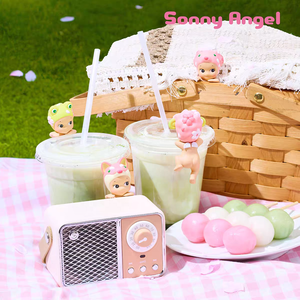 Caja Sorpresa al por Mayor, Sonny Angel Original, Cherry Blossom Lying Hippers, Decoración para Teléfono Móvil, Linda Figura de Muñeca de Regalo - Product Image 6