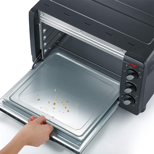 <span class=keywords><strong>Horno</strong></span> Eléctrico Portátil Pequeño para el Hogar, con Convección, <span class=keywords><strong>Luz</strong></span> Interior, Metálico, para Tostar y Hornear - Product Image 2