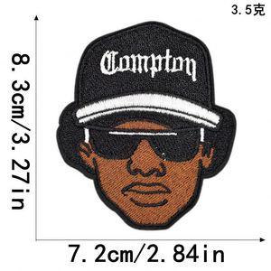 Parche Bordado Creativo Termoadhesivo de la Banda de Rock Rapero Kanye, Parche de Mujer Negra con Poder Femenino para Decoración DIY - Product Image 3