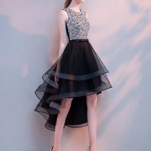 Vestido de Dama de Honor Clásico para Banquete de Verano, Vestido de Fiesta Corto y Largo para Reunión Anual de Verano - Product Image 2