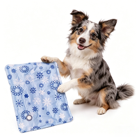 Couverture rafraîchissante instantanée pour animaux de compagnie, tapis de refroidissement en gel flocon de neige, coussin rafraîchissant lavable pour chien et chat en été