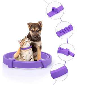 BunnyHi XQ002 調節可能な犬猫用 calming collar 防水 防虫 長時間持続する calming 効果 ペットの不安軽減 - Product Image 3