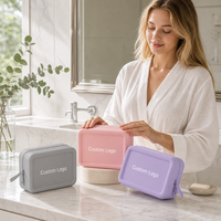 Porte-monnaie rectangulaire en silicone personnalisé avec logo, grand porte-cartes, petite pochette à monnaie, pochette à clés, étui pour écouteurs, sac de rangement pour documents d'identité, idéal pour les voyages