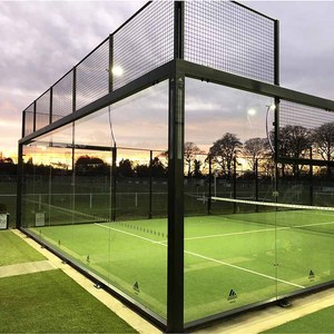 Barra superior modelo Pro 100*100*50mm, cancha panorámica de pádel, vista panorámica, cancha de tenis, techo de cancha de Pádel disponible - Product Image 2