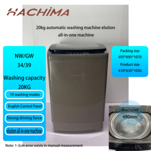 Hot Bán 20Kg Công Suất Xách Tay Điện Tự Động Quần Áo Nhà Sử Dụng Máy Giặt Và Máy Sấy Máy - Product Image 2