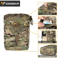 IDOGEAR pliant Mini Molle Camo cordon Mag pochette tactique pochette de décharge pour la récupération de chasse en plein air