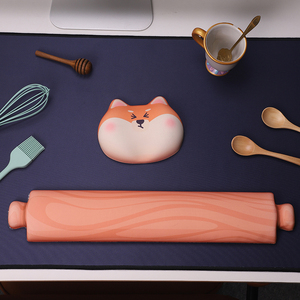 Thiết Kế Mới Con Chó Đầu Loạt Bàn Mat Với Tay Hỗ Trợ Cánh Tay Phần Còn lại Và Cổ Tay Phần Còn lại Thăng Hoa Chuột Và Bàn Phím Đứng Trong Kho - Product Image 2