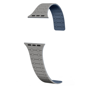 RYB Source Usine Silicone Bracelet Magnétique pour <span class=keywords><strong>Apple</strong></span> <span class=keywords><strong>Watch</strong></span> Ultra 49mm 45mm 44mm 41mm 40mm Bracelet de Montre en Caoutchouc de Bonne Qualité - Product Image 2