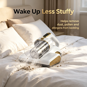 <b>Portable</b> 450W Brushless Motor UV Lamp Strong Suction Large Dust Cup Mite Mattress <b>Vacuum</b> Cleaner <b>Portable</b> Dust Mite Remover - Product Image 1