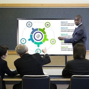 <span class=keywords><strong>Lavagna</strong></span> Interattiva 75 Pollici Tutto in Uno, Schermo Multi-Touch Smart 4K UHD, TV Digitale Intelligente per Insegnamento e Riunioni - Product Image 2