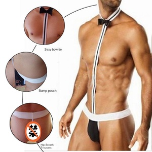 Intimo Sexy da Uomo, Costume da Cameriere con Perizoma in Pizzo, Uniforme da Nightclub, Modello 224 in Nylon Misto, Shenzhen - Product Image 1