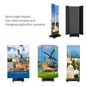 Pantalla LED Plegable Triple para Publicidad, Doble Cara, con Base Móvil, Equipo de Publicidad LED - Product Image 3