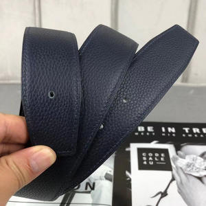 कस्टम डिजाइनर लक्जरी उच्च गुणवत्ता वाले वास्तविक टोगो काउहिट्स चमड़े की कमर एच बेल्ट हटाने योग्य प्रदायक ब्रांड के साथ पुरुषों के लिए - Product Image 4