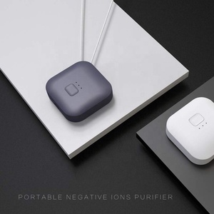 Purificador de aire caliente USB portátil <span class=keywords><strong>personal</strong></span> usable collar ionizador negativo limpiador de aire ambientador - Product Image 6